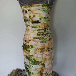 STUNNING FLORAL PRINT LAYER DRESS